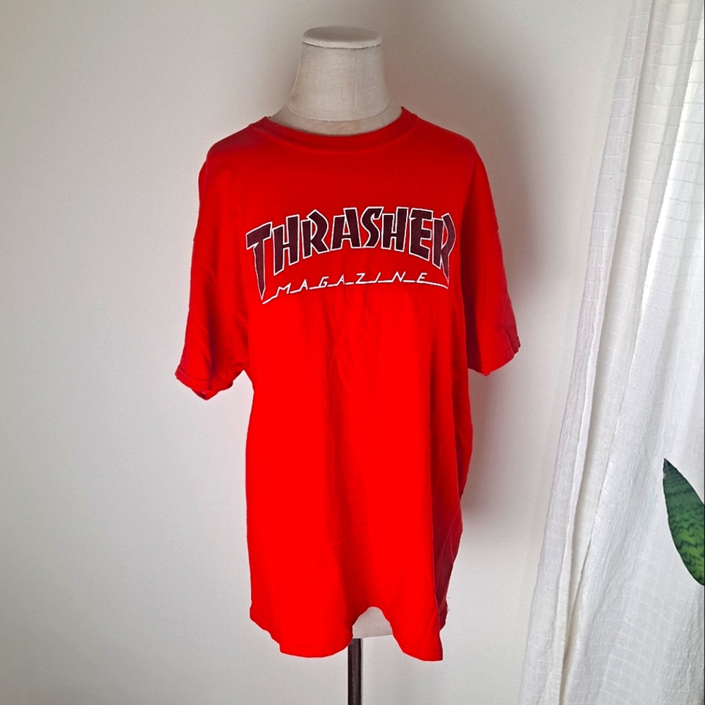 Thrasher Magazine Red Shirt